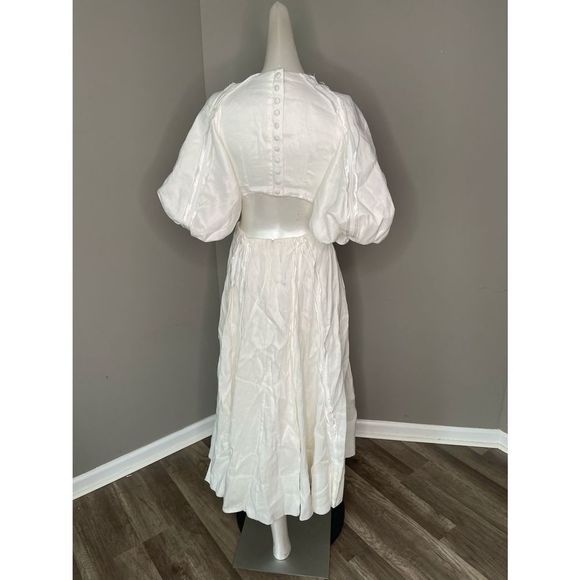 AJE Revitalise Cut Out Midi Dress Size AU4 (0 US) $625 - Picture 6 of 8